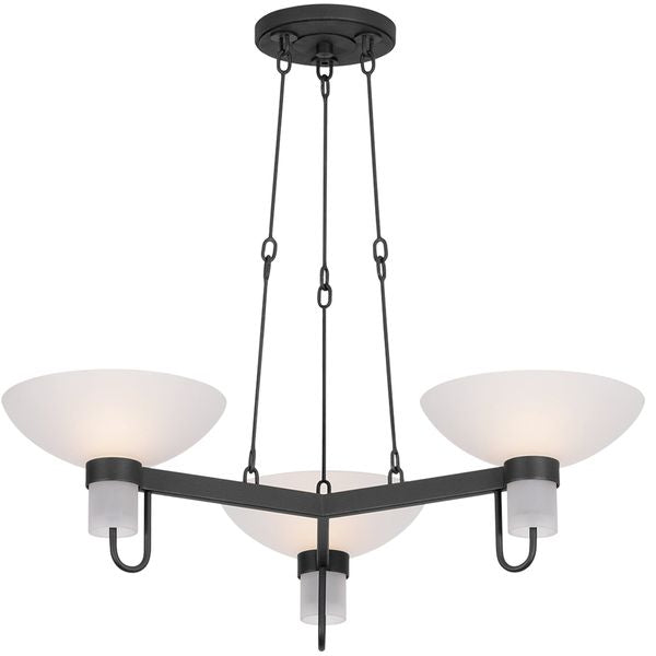 Lampa wiszaca o ponadczasowym wygladzie z harmonijnym wykonczeniem w odcieniu bieli