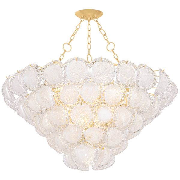 Lampa wiszaca o zaokraglonej formie z dopracowana sylwetka w odcieniu bieli